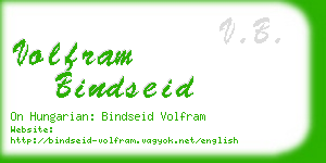 volfram bindseid business card